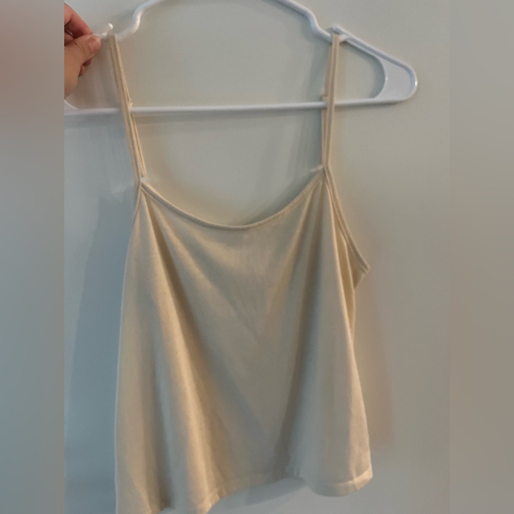 Levi’s Yellow Cream Spaghetti Strap Top